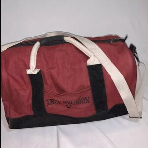 True Religion Duffle Bag. Never used.